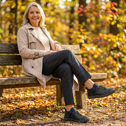 Buty męskie sportowe sznurowane | z elastyczną podeszwą